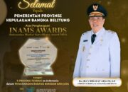 Pemprov Babel Raih INAMS Award, Bukti Keberhasilan Pengawasan Pasar di Era Gubernur Hidayat Arsani
