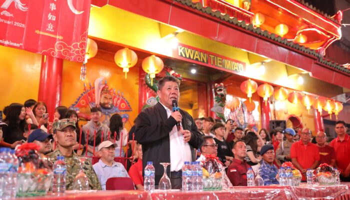 Semangat Tongin Fangin Jit Jong, Gubernur Babel Hidayat Arsani Bersama Forkopimda Pastikan Perayaan Imlek Aman dan Meriah