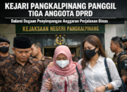 Kasus Perjalanan Dinas DPRD Pangkalpinang Diselidiki, Kejari Panggil Tiga Anggota Dewan