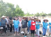 Gubernur Hidayat Arsani Pimpin Aksi Sosial dan Penanaman Mangrove di Pesisir Pantai Ketapang