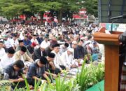 Salat Idulfitri di Alun-Alun Taman Merdeka, Walikota Saparudin: Kembalinya Marwah Religius Pangkalpinang