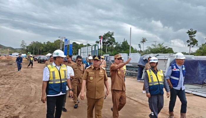 Kunker ke Beltim, Gubernur Hidayat Arsani Tegaskan Komitmen Pemprov Babel Perkuat Pendidikan & Tinjau Lahan Sekolah Unggulan Garuda
