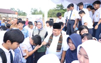 Wujudkan Harapan Warga, Gubernur Hidayat Arsani Mulai Pembangunan SMA Negeri 5 Pangkalpinang