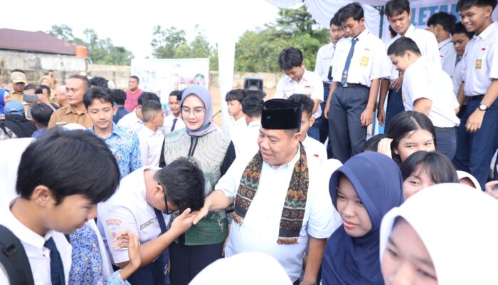 Wujudkan Harapan Warga, Gubernur Hidayat Arsani Mulai Pembangunan SMA Negeri 5 Pangkalpinang