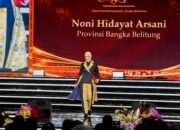 Tampil Bersama Ketua Dekranasda se-Indonesia, Noni Hidayat Angkat Wastra Babel